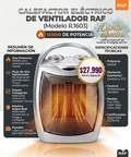 CALEFACTOR ELECTRICO DE VENTILADOR 1500W