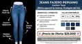 Jeans Fajero levanta gluteos