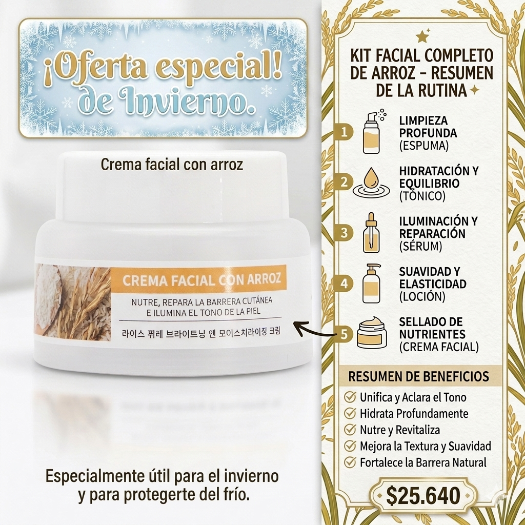 Skin Care Set de Arroz