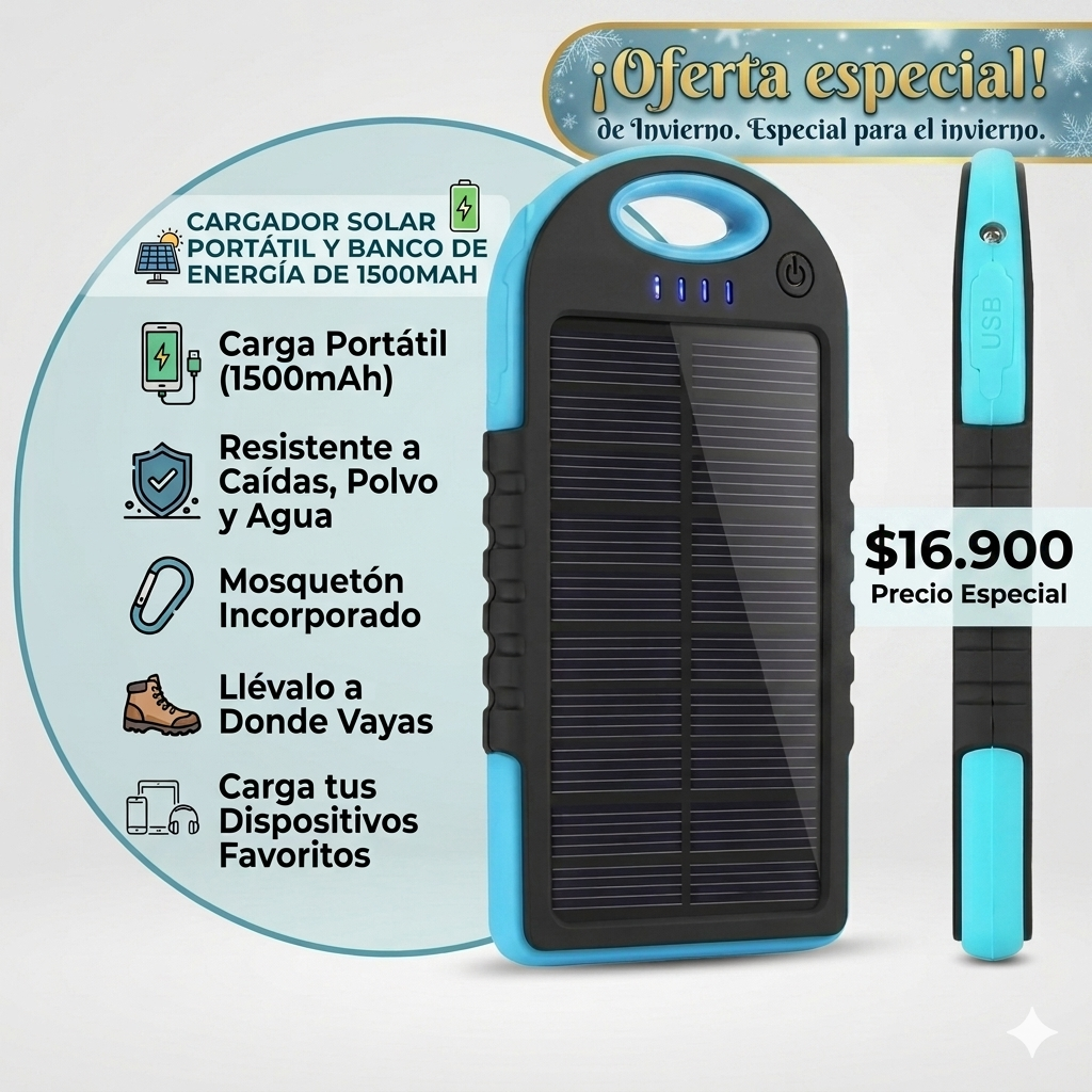 Panel Solar para Carga Móvil
