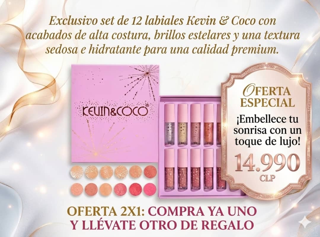 SET 12 LABIALES MATTE LIP GLOSS